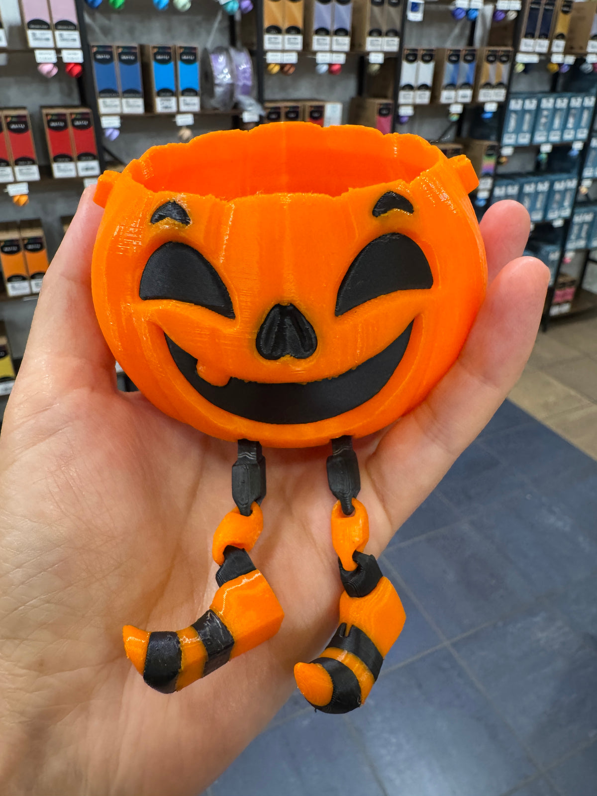 3D Printed Pumpkin Candy Bowl | Halloween Decor