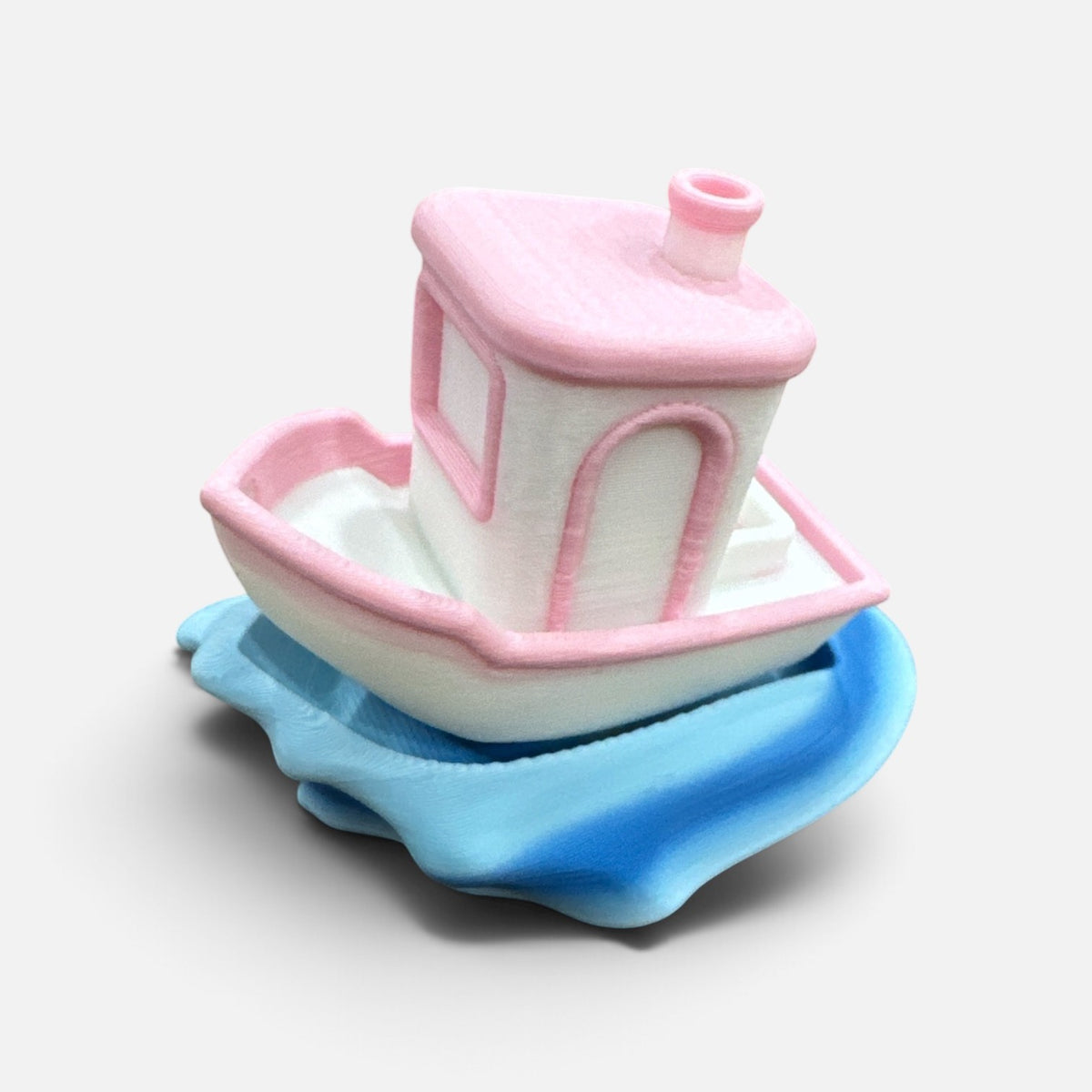 3D Printed Tugboat Clicker Fidget Toy | Mini Boat