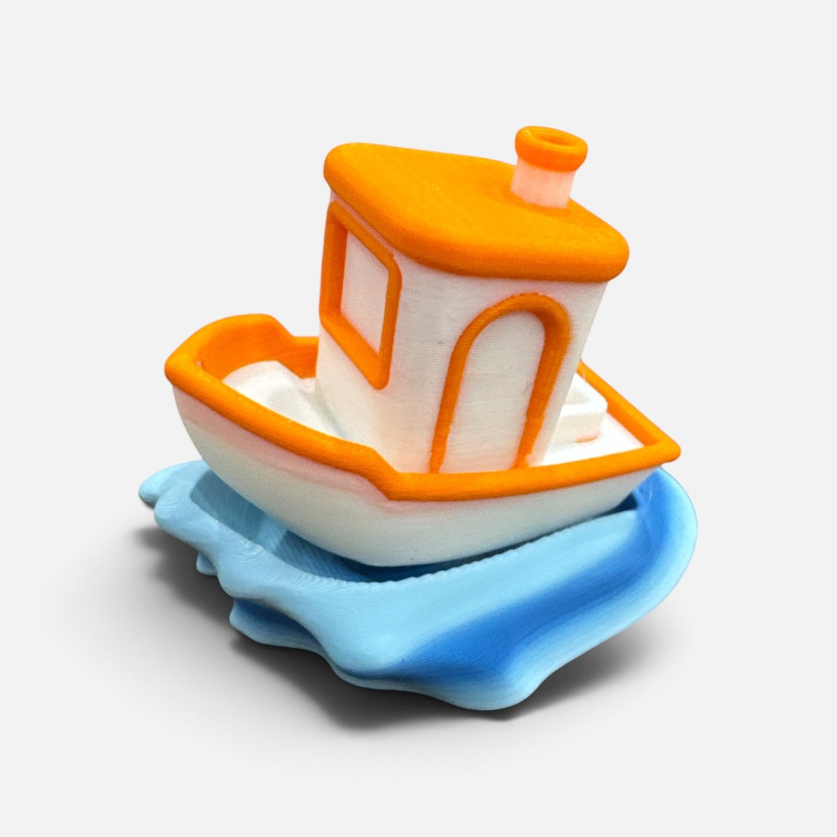 3D Printed Tugboat Clicker Fidget Toy | Mini Boat