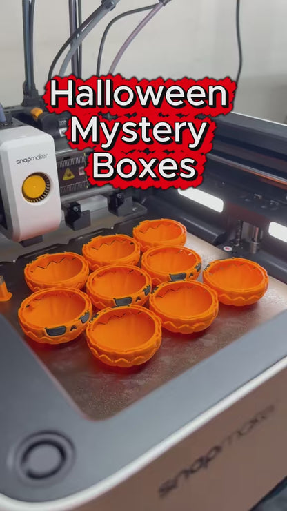 Halloween Mystery Pumpkin – 3D Printed Surprise Keychain - 1 of 4 Spooky Halloween Character Keychains